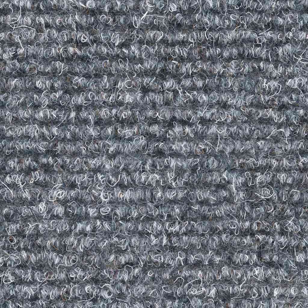 Tappetini per scale autoadesivi 30 pz 56x17x3 cm Grigio chiaro semicircolari | homemem39