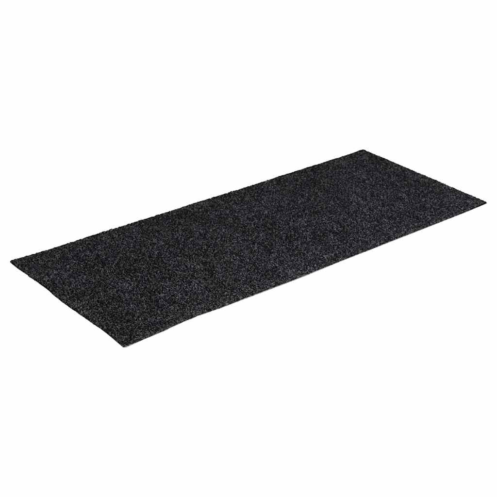 Tappetini per scale autoadesivi 30 pz 60x25 cm Grigio Scuro rettangolari | homemem39