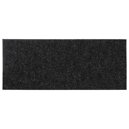 Tappetini per scale autoadesivi 30 pz 60x25 cm neri rettangolari | homemem39