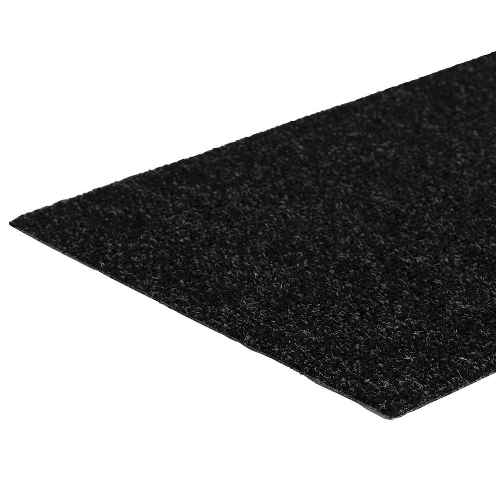 Tappetini per scale autoadesivi 30 pz 60x25 cm neri rettangolari | homemem39