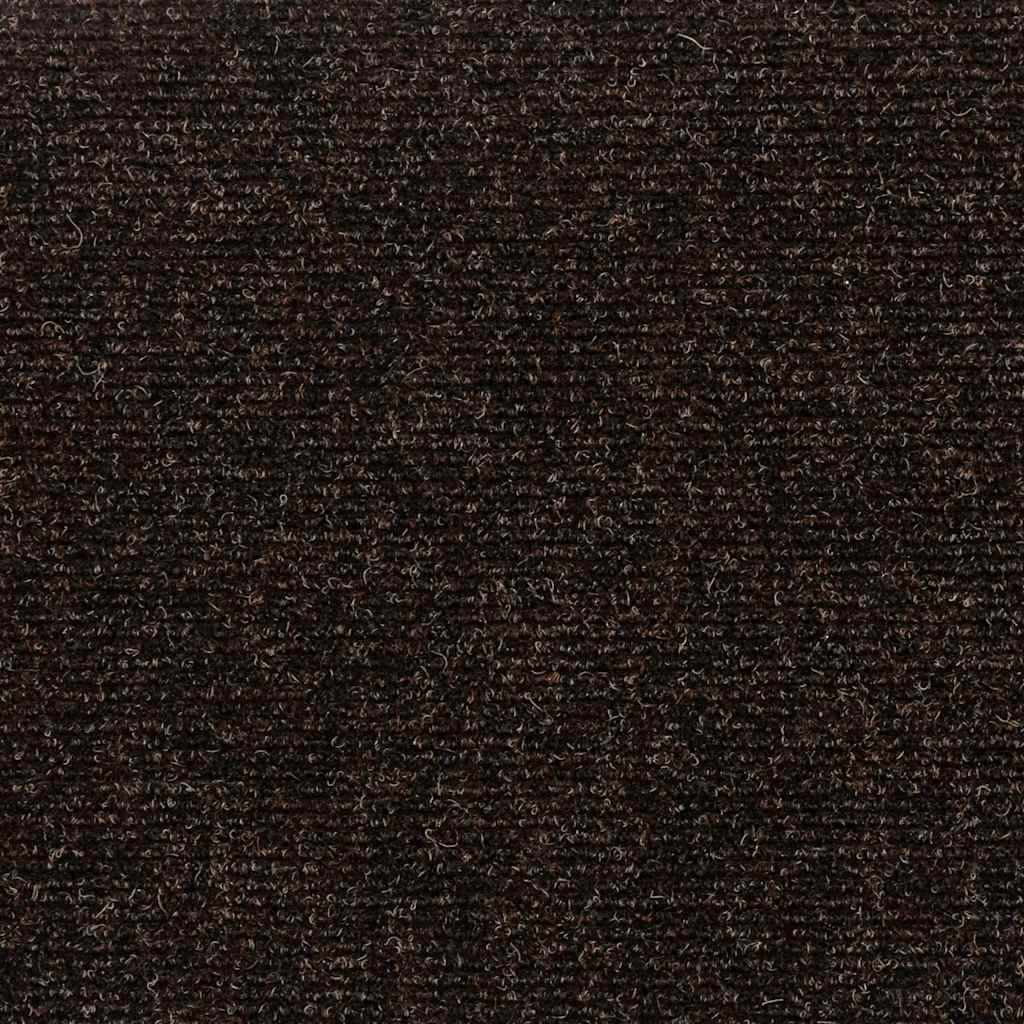 Tappetini per scale autoadesivi 30 pz 60x25 cm marrone scuro rettangolari | homemem39