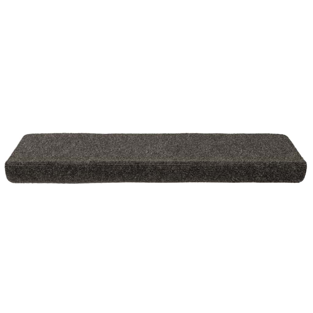 Tappetini per scale autoadesivi 20 pz 65x21x4 cm Antracite