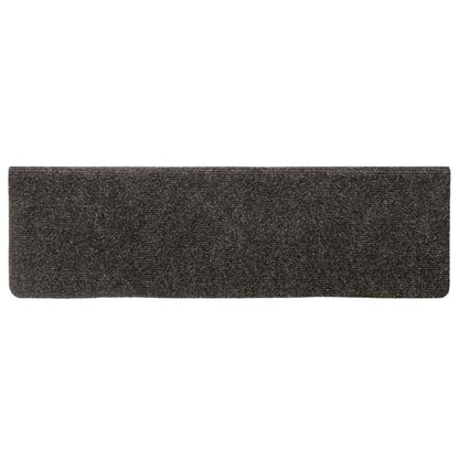 Tappetini per scale autoadesivi 20 pz 65x21x4 cm Antracite