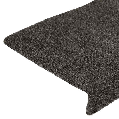 Tappetini per scale autoadesivi 20 pz 65x21x4 cm Antracite