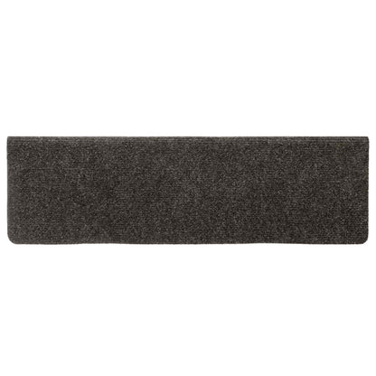 Tappetini per scale autoadesivi 20 pz 65x21x4 cm Antracite