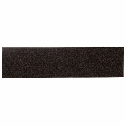 Tappetini per scale autoadesivi 30 pz 76x20 cm marrone scuro rettangolari | homemem39