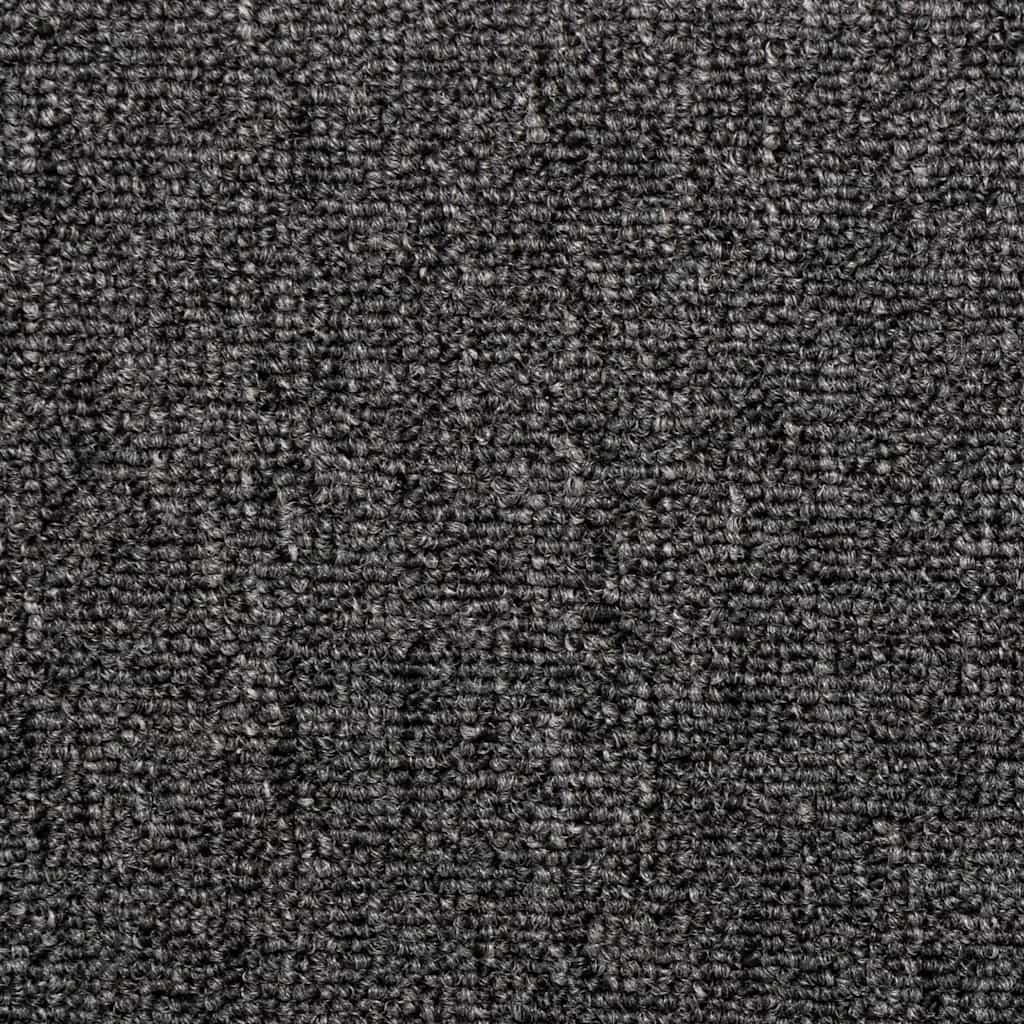 Tappetini per scale 30 pz 65x21x4 cm Antracite Bordo rettangolare | homemem39