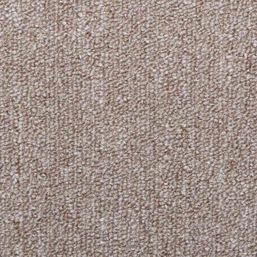 Tappetini per scale 30 pz 65x21x4 cm Marrone chiaro Bordo rettangolare