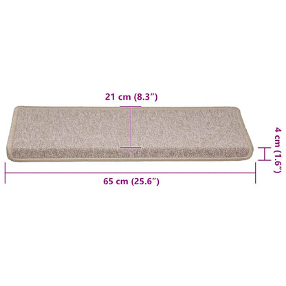 Tappetini per scale 30 pz 65x21x4 cm Talpa Bordo rettangolare | homemem39