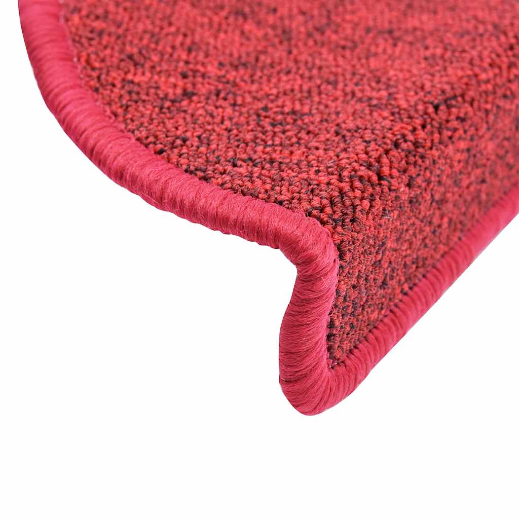 Tappetini per scale 20 pz 56x17x3 cm Rossi semicircolari | homemem39