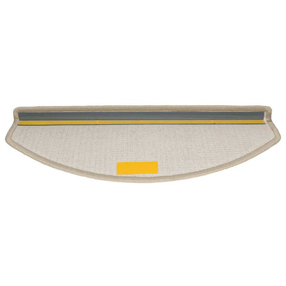 Tappetini per scale 20 pz 65x24x4 cm tortora semicircolari grandi | homemem39
