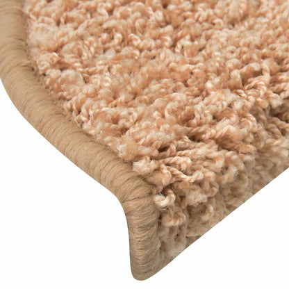 Tappetini per scale 30 pz 56x17x3 cm Oro Semicircolari | homemem39