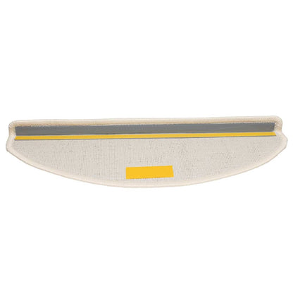 Tappetini per scale 30 pz 65x21x4 cm Bianco Semicircolari Grandi | homemem39
