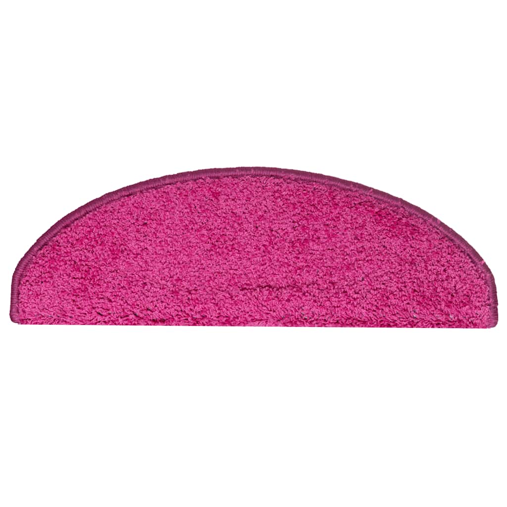 Tappetini per scale 30 pz 65x21x4 cm rosa semicircolari grandi | homemem39