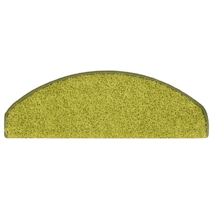 Tappetini per scale 30 pz 65x21x4 cm Verde Semicircolari Grandi | homemem39