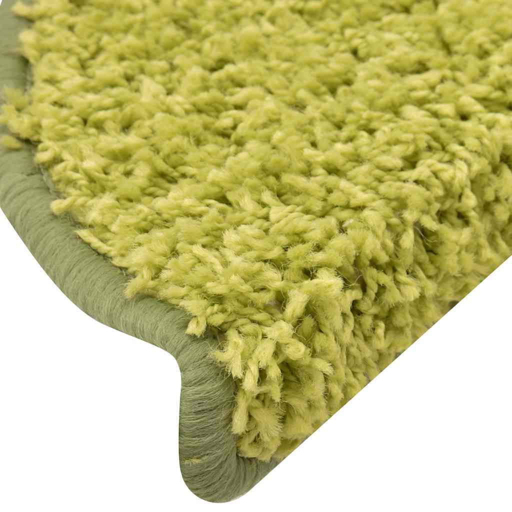Tappetini per scale 30 pz 65x21x4 cm Verde Semicircolari Grandi | homemem39