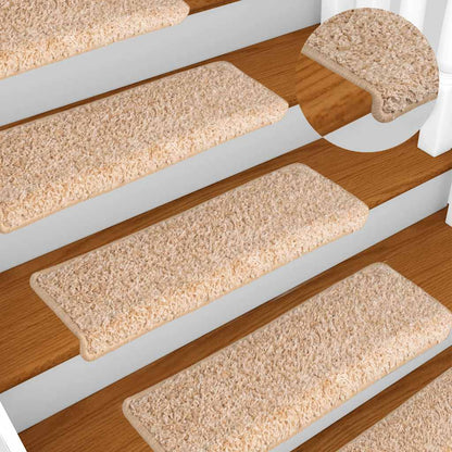 Tappetini per scale 30 pz 65x21x4 cm Oro Bordo rettangolare | homemem39