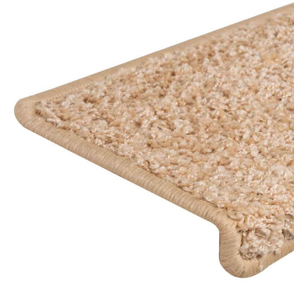 Tappetini per scale 30 pz 65x21x4 cm Oro Bordo rettangolare | homemem39