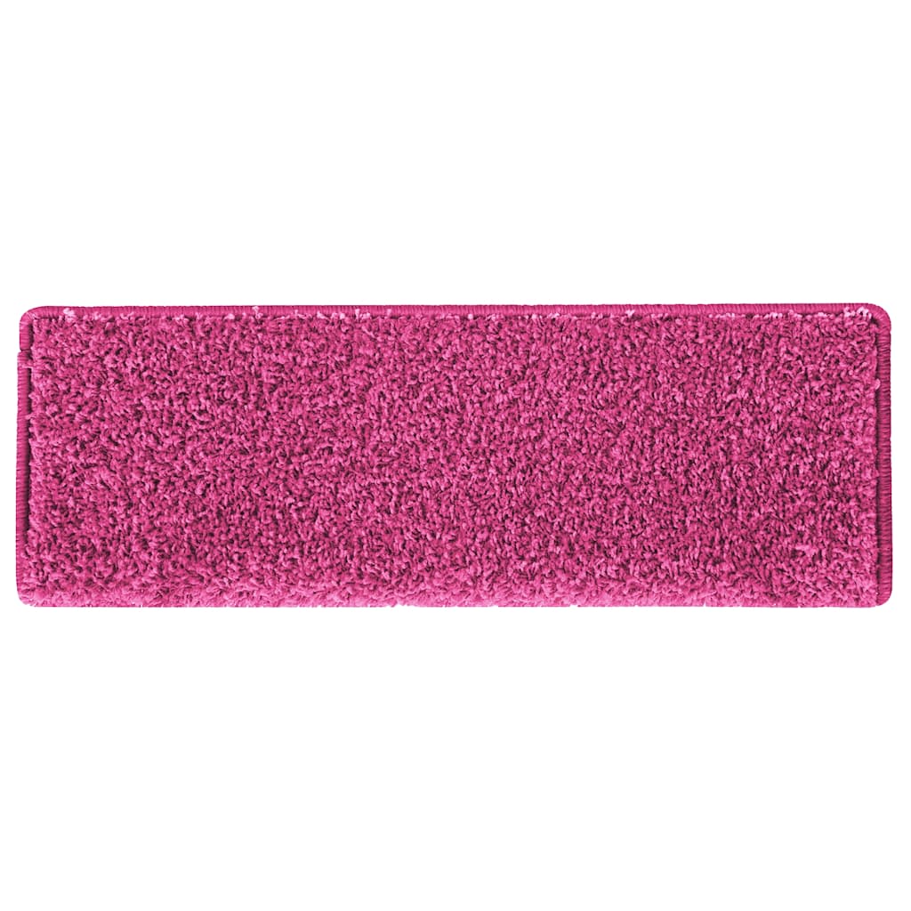 Tappetini per scale 30 pz 65x21x4 cm Rosa Bordo rettangolare | homemem39