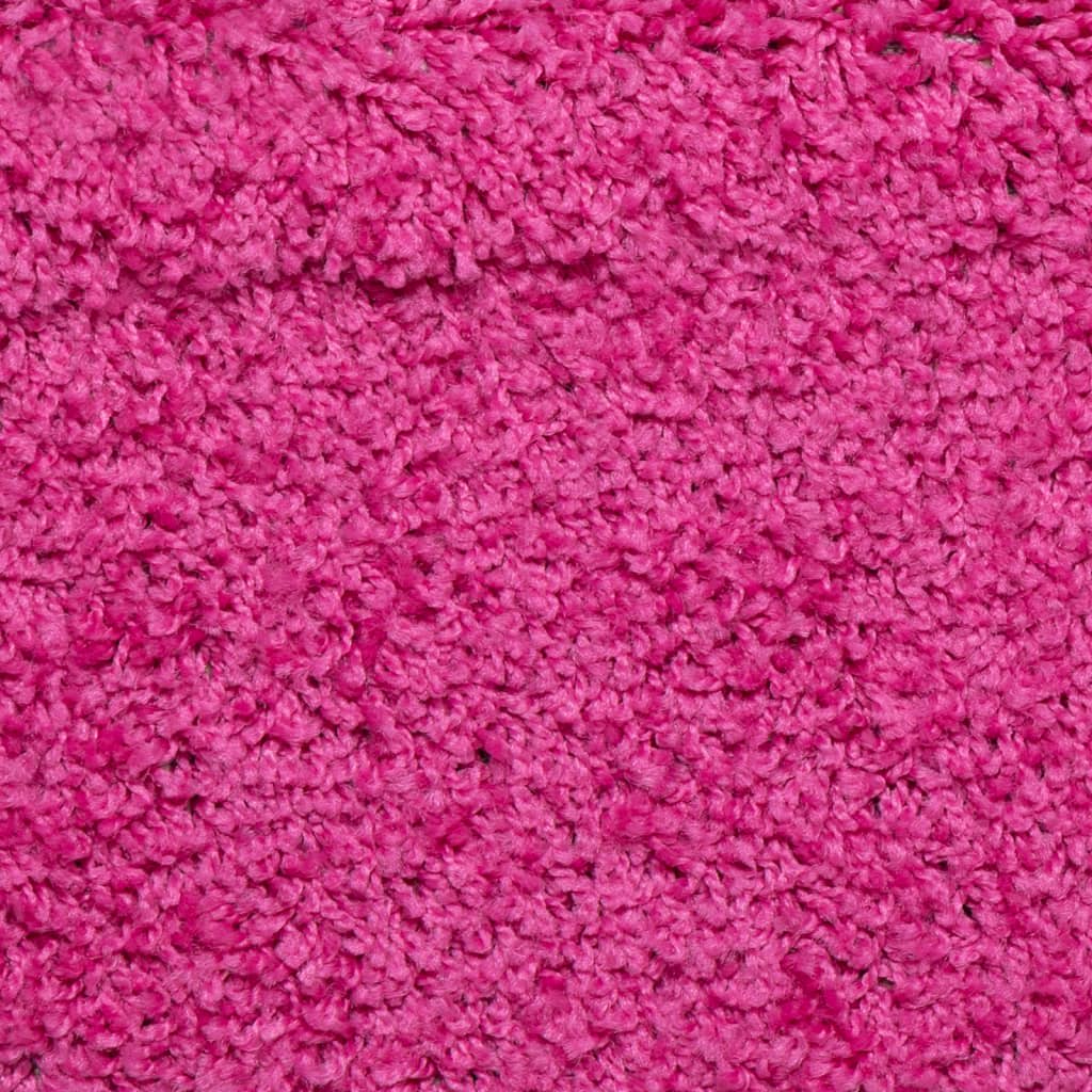 Tappetini per scale 30 pz 65x21x4 cm Rosa Bordo rettangolare