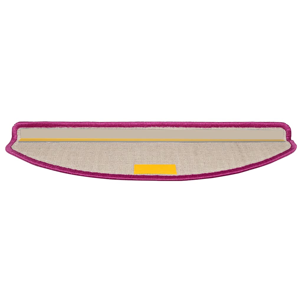 Tappetini per scale 20 pz 65x21x4 cm Viola Semicircolari Grandi | homemem39