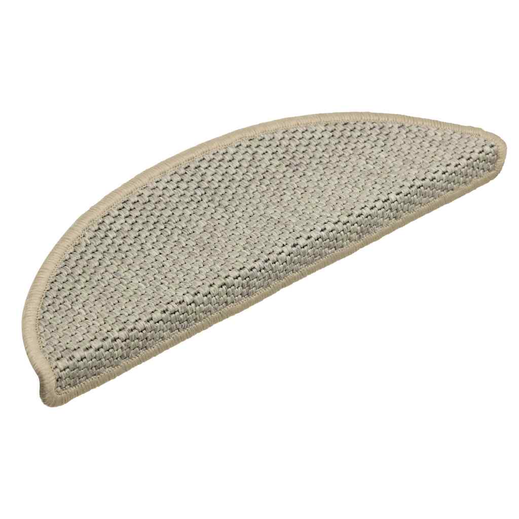 Tappeti Adesivi Scale Aspetto Sisal 30pz 56x17x3cm Verde Chiaro | homemem39