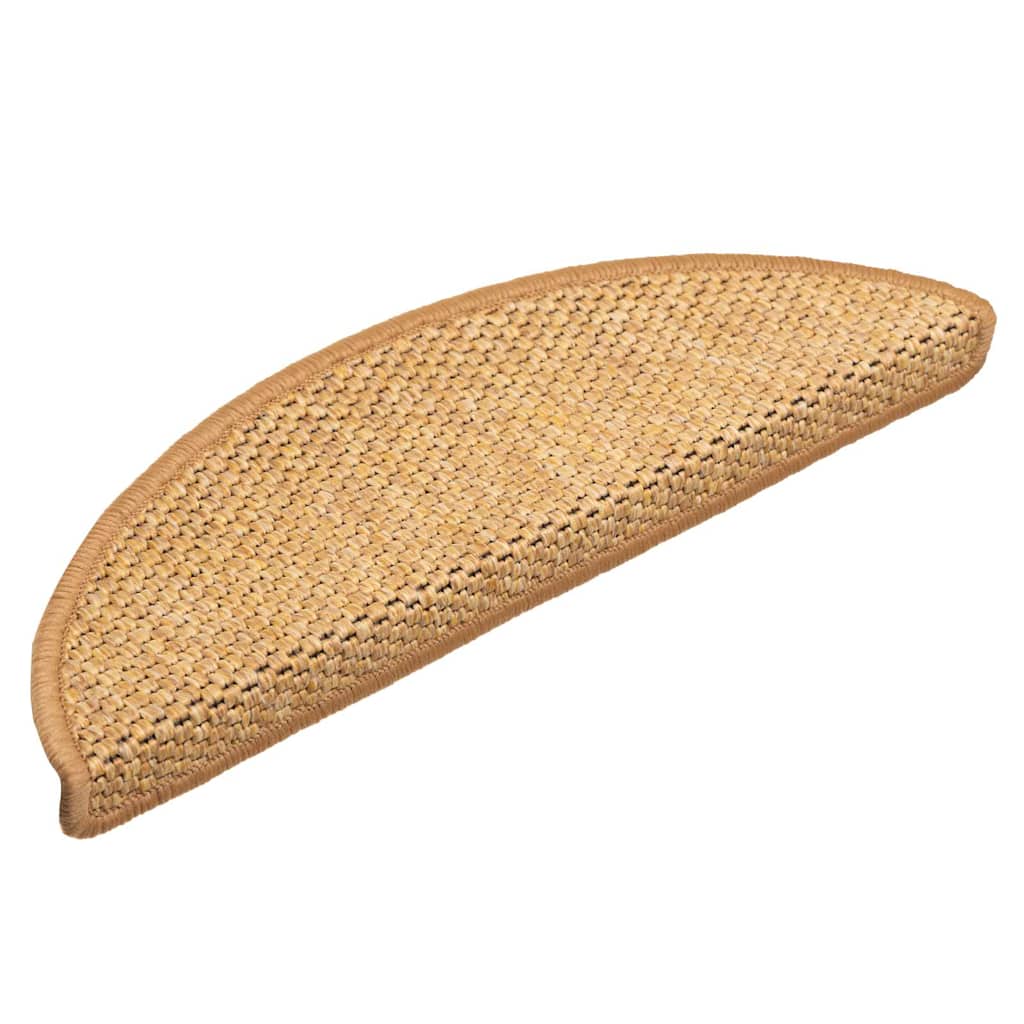 Tappeti Autoadesivi Scale Aspetto Sisal 30 pz 56x17x3 cm Sisal | homemem39