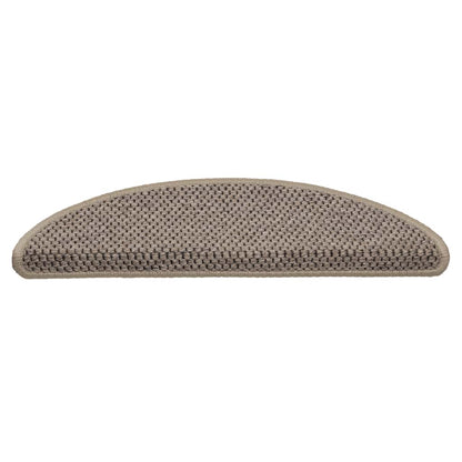 Tappeti Adesivi Scale Aspetto Sisal 30 pz 56x17x3cm Beige Scuro | homemem39