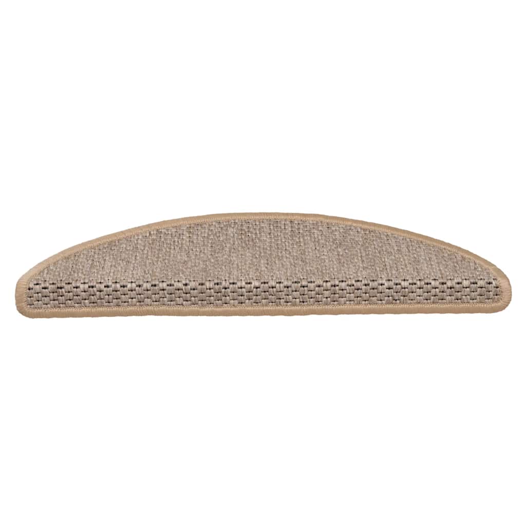 Tappeti Adesivi Scale Aspetto Sisal 30pz 56x17x3cm Beige Chiaro | homemem39