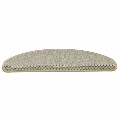 Tappeti Adesivi Scale Aspetto Sisal 30pz 65x21x4cm Verde Chiaro | homemem39