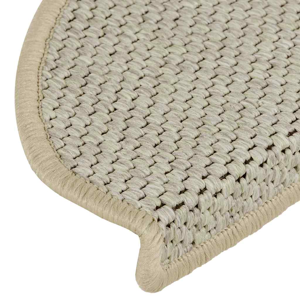 Tappeti Adesivi Scale Aspetto Sisal 30pz 65x21x4cm Verde Chiaro | homemem39