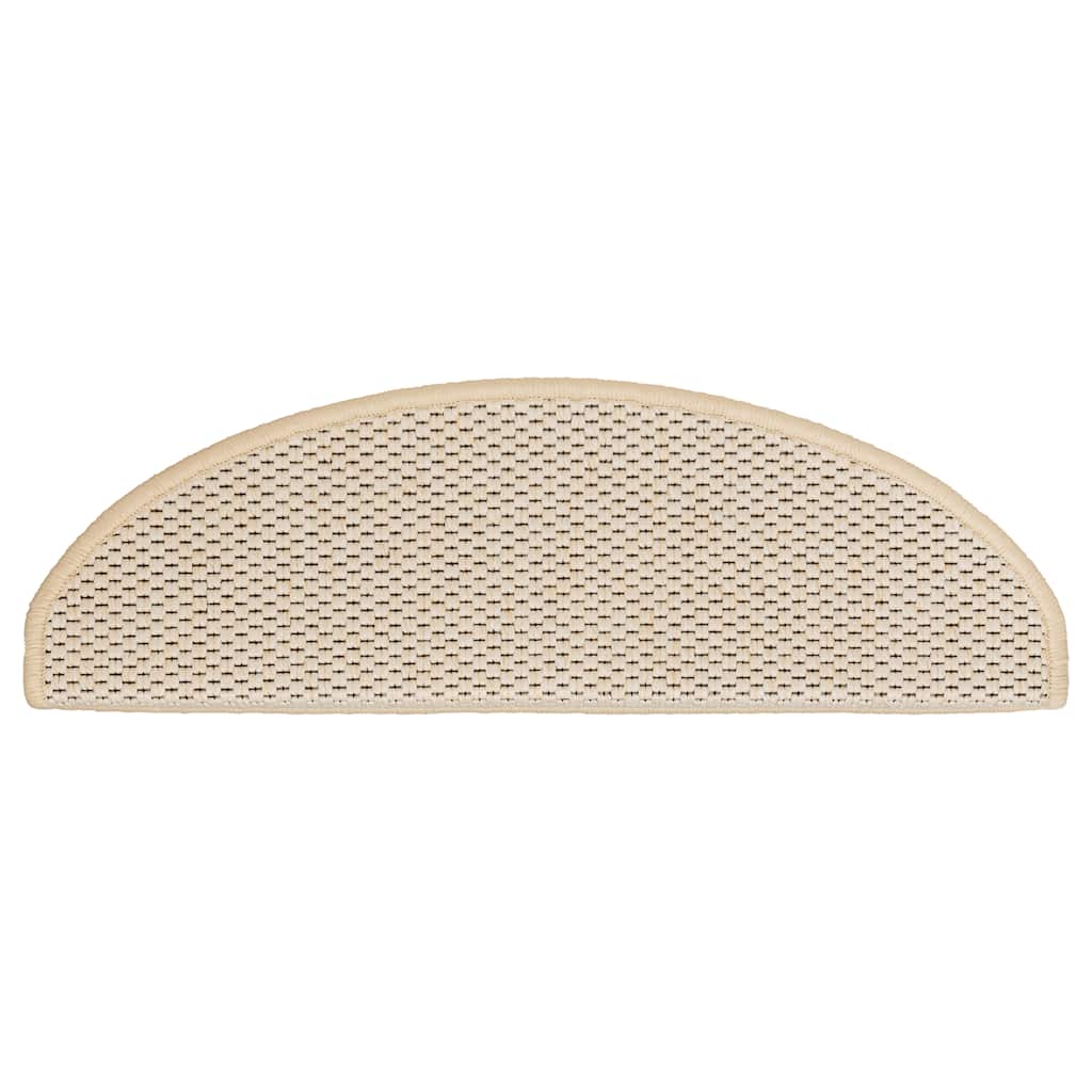 Tappeti Autoadesivi Scale Aspetto Sisal 30pz 65x21x4 cm Berbero | homemem39