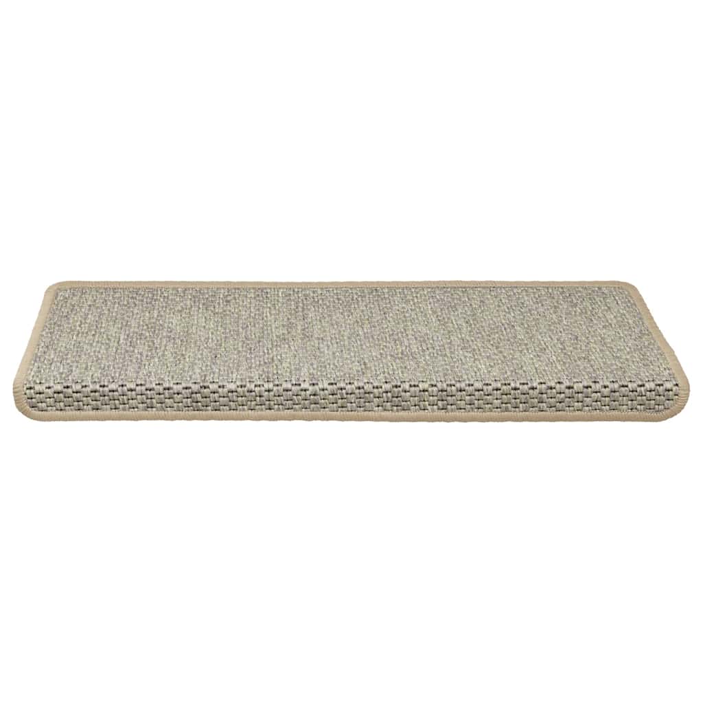 Tappeti Autoadesivi Scale Aspetto Sisal 30 pz 65x21x4 cm Verde Chiaro | homemem39
