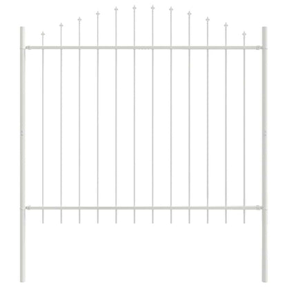 Recinzione per Giardino 3 pcs Bianco 170 x 165 cm