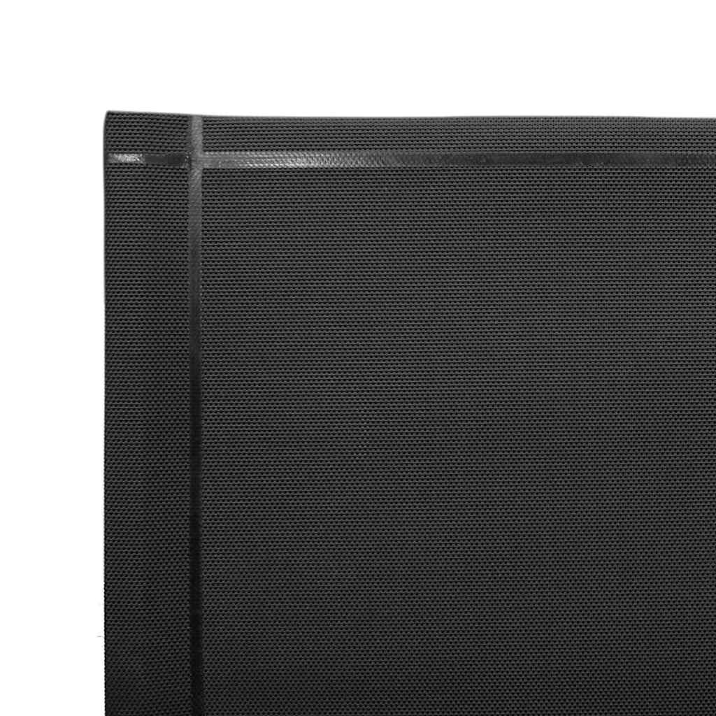 Set da Pranzo per Giardino 3 pcs Marrone e Nero