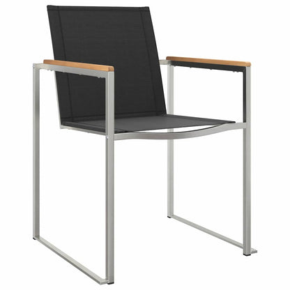 Set da Pranzo per Giardino 3 pcs Legno di Acacia Massello | homemem39