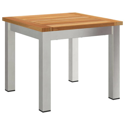 Set da Pranzo per Giardino 3 pcs Marrone e Nero