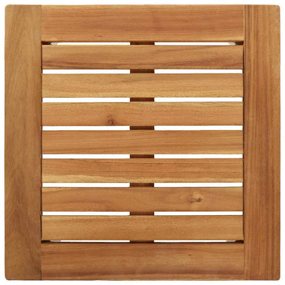 Set da Pranzo per Giardino 3 pcs Marrone e Nero