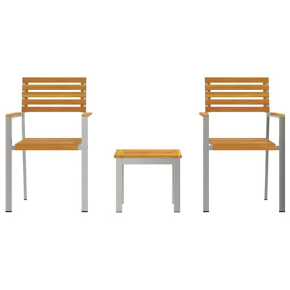 Set da Pranzo per Giardino 3 pcs Marrone | homemem39