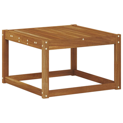Set di divani da esterno 7 pz Naturale Legno di Acacia Massello