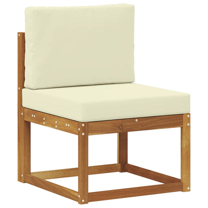 Set di divani da esterno con cuscino 6 pcs Naturale e Crema | homemem39