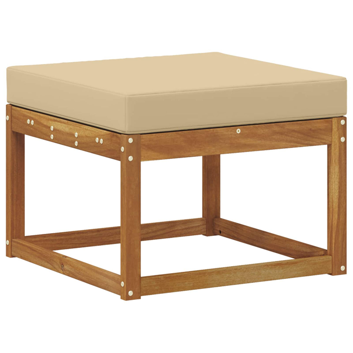 Set di divani da esterno 8 pz Naturale e Beige