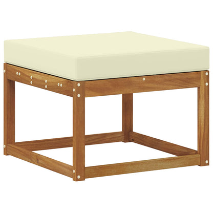 Set di divani da esterno con cuscino 8 pcs Naturale e Crema | homemem39