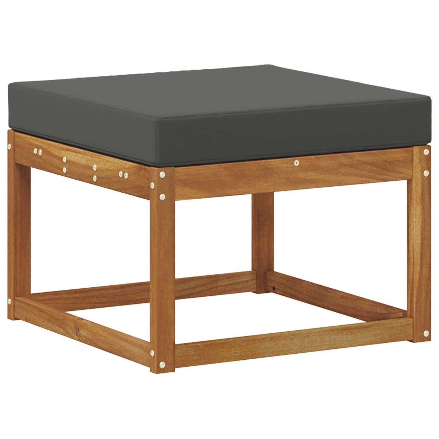 Set di divani da esterno con cuscino 8 pcs Naturale e Antracite | homemem39
