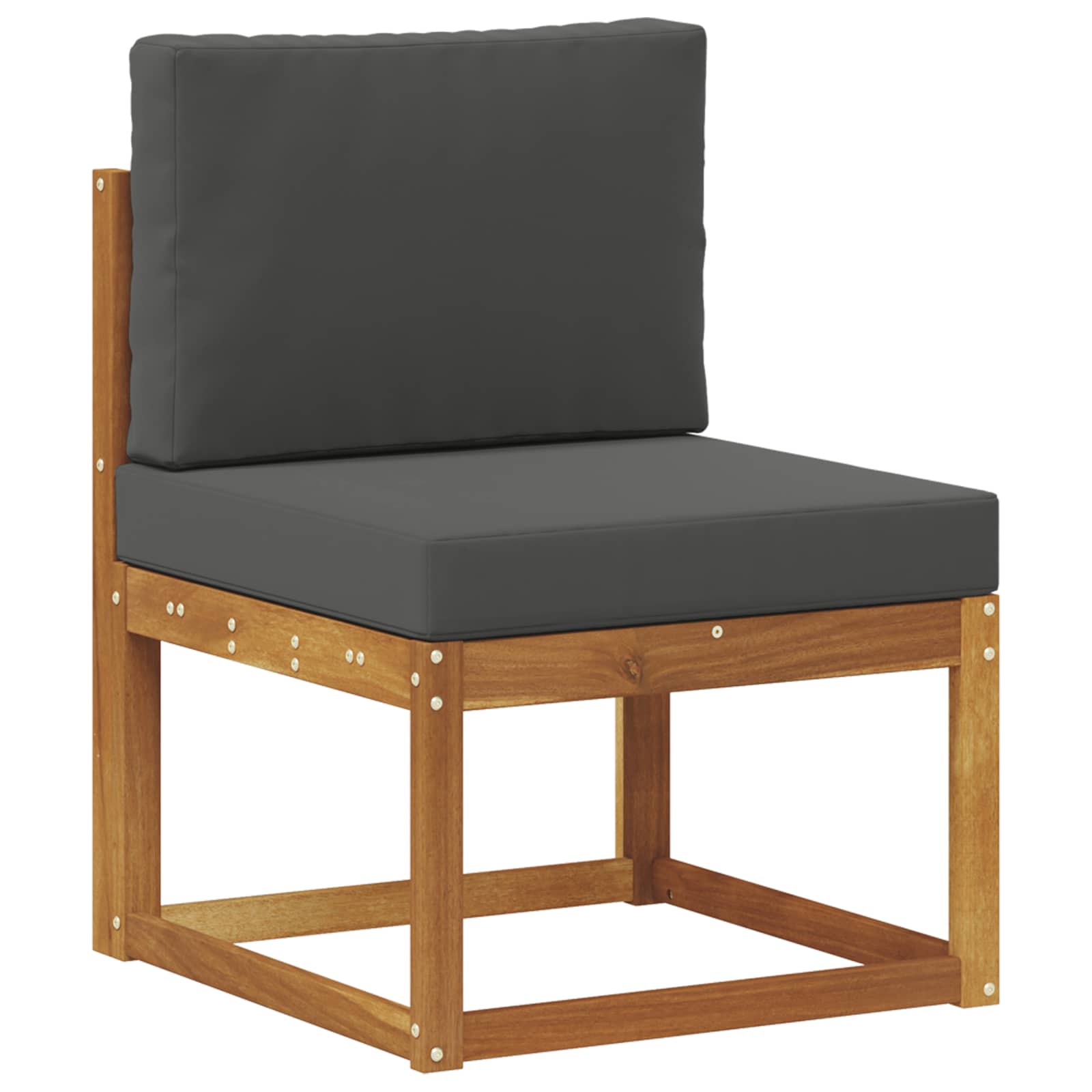 Set di divani da esterno 10 pcs Naturale e Antracite | homemem39