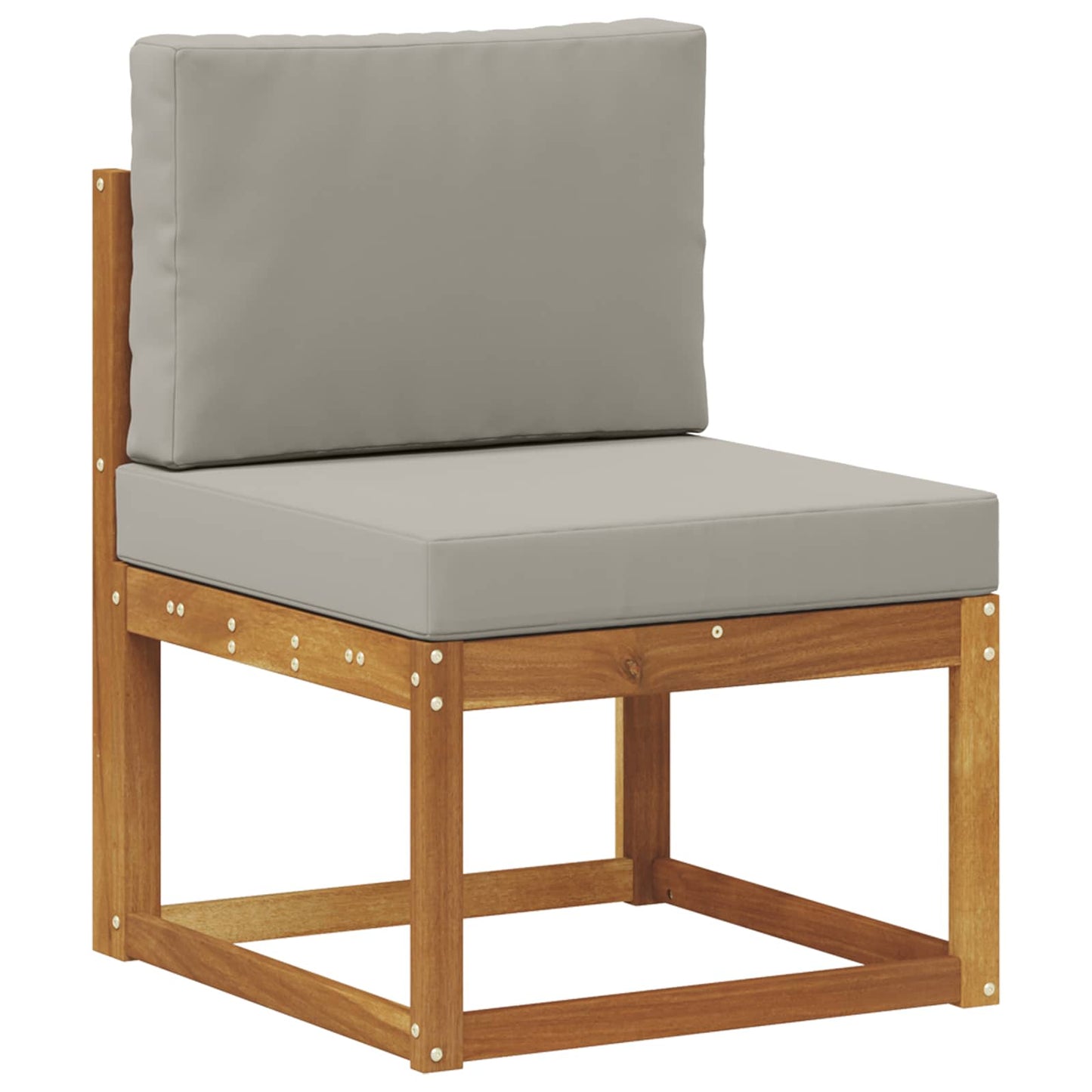 Set di divani da esterno 10 pcs Grigio Naturale e Chiaro | homemem39