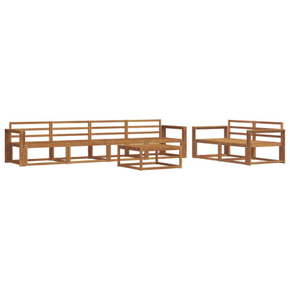 Set di divani da esterno 7 pcs Naturale | homemem39