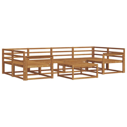 Set di divani da esterno 7 pcs Naturale | homemem39