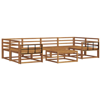 Set di divani da esterno 7 pcs Naturale | homemem39