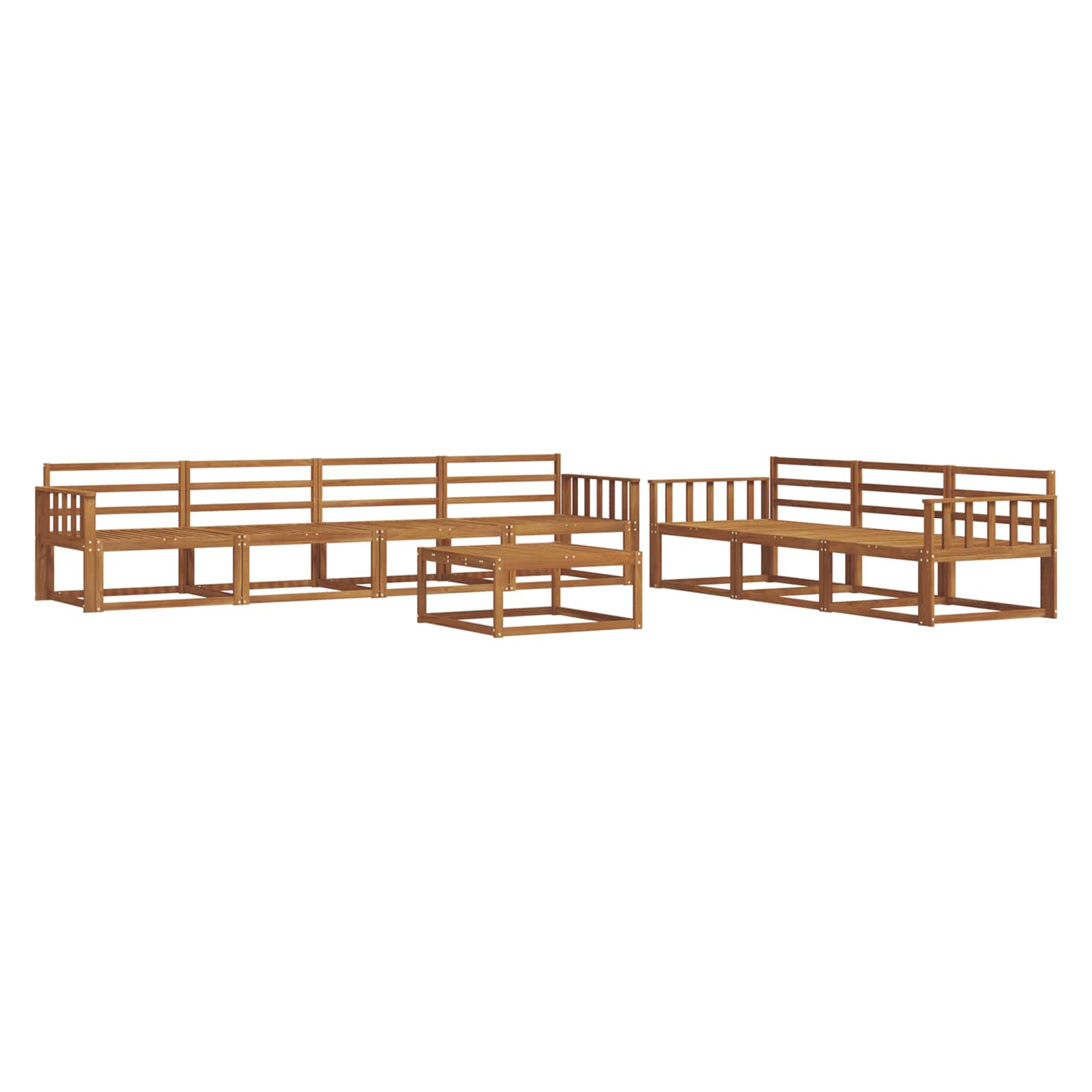 Set di divani da esterno 8 pcs Naturale | homemem39